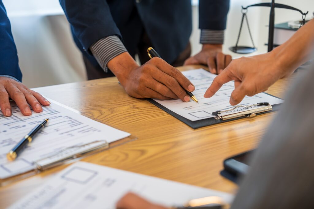 Reviewing legal contract documents